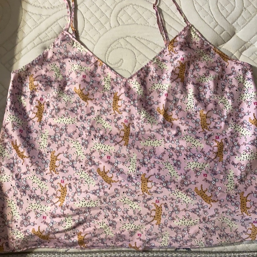 silky victoria’s secret bed spaghetti strap